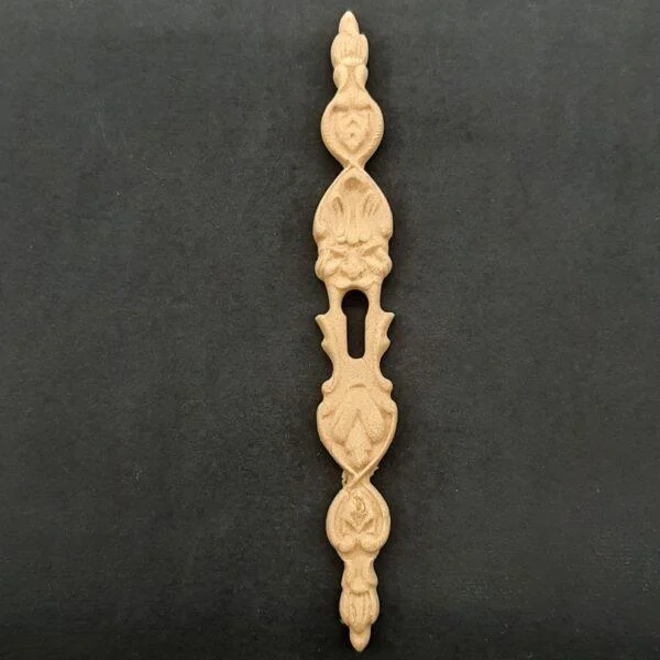 Ξυλόγλυπτο Διακοσμητικό Κλειδαριά 12,9εκ. Χ 1,7εκ.