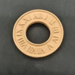 Ξυλόγλυπτο Διακοσμητικό Ρολόι Διάμετρος 7εκ.