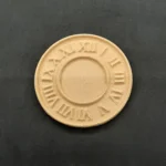 Ξυλόγλυπτο Διακοσμητικό Ρολόι Διάμετρος 7εκ.