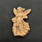 Ξυλόγλυπτο Διακοσμητικό Άγγελος 7,5εκ. Χ 5εκ.