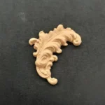 Ξυλόγλυπτο Διακοσμητικό  Φύλλο 3εκ. Χ 4,5εκ.