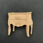 Ξυλόγλυπτο Διακοσμητικό Κομοδίνο 3εκ. Χ 3εκ.