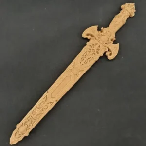 Ξυλόγλυπτο Διακοσμητικό Σπαθί 51,5cm X 11cm