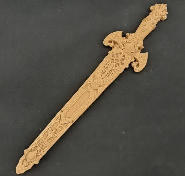 Ξυλόγλυπτο Διακοσμητικό Σπαθί 51,5cm X 11cm