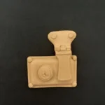 Ξυλόγλυπτο Διακοσμητικό Κλειδαριά Βαλίτσας 7εκ.Χ6,1εκ.