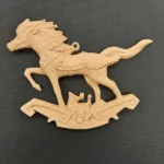 Ξυλόγλυπτο Διακοσμητικό Άλογο 12εκ.Χ10εκ.