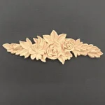 Ξυλόγλυπτο Διακοσμητικό Γιρλάντα Λουλούδι 17εκ.Χ5εκ.