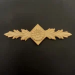 Ξυλόγλυπτο Διακοσμητικό Κέντρου Λουλούδι 17εκ.Χ5εκ.