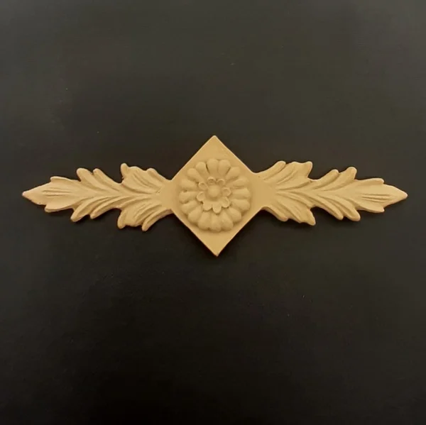 Ξυλόγλυπτο Διακοσμητικό Κέντρου Λουλούδι 17εκ.Χ5εκ.