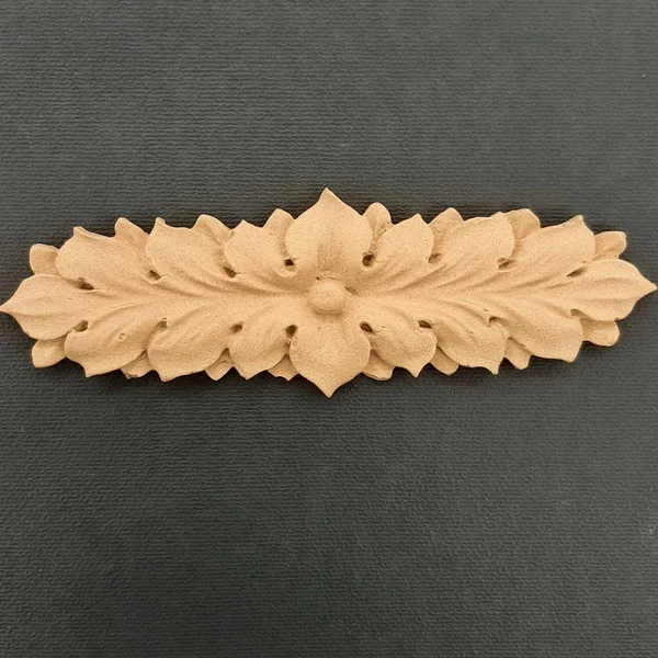 Ξυλόγλυπτο Διακοσμητικό Κέντρου Λουλούδι 13εκ.Χ4εκ.