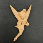 Ξυλόγλυπτο Διακοσμητικό Νεράιδα 6εκ.Χ3,9εκ.