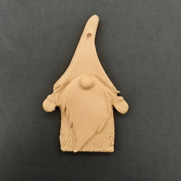 Ξυλόγλυπτος Διακοσμητικός Νάνος 10,5εκ.Χ6,5εκ.