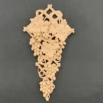 Ξυλόγλυπτο Διακοσμητικό Σταφύλι Για Κουτί Κρασιού 22εκ.Χ12εκ.