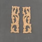 Ξυλόγλυπτο Διακοσμητικό  Σετ 2 Τεμαχίων 16,5εκΧ5εκ.
