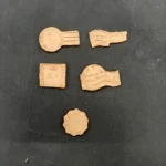 Ξυλόγλυπτο Διακοσμητικό Σετ  5 Τεμαχίων Γραμματοσφραγίδες