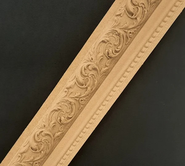 Ξυλόγλυπτο Προφίλ Κορνίζας Άκαμπτη 1μ. Χ 5,8εκ. X 1,5εκ.