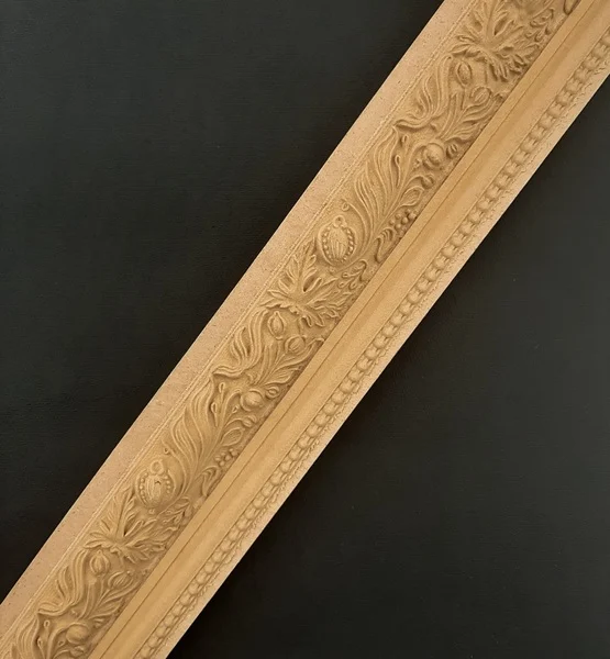 Ξυλόγλυπτο Προφίλ Κορνίζας Άκαμπτη 1μ. Χ 7εκ. X 1,5εκ.