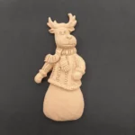 Ξυλόγλυπτο Διακοσμητικό Τάρανδος  5εκ. Χ10,2εκ.