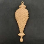 Ξυλόγλυπτο Διακοσμητικό Χριστουγεννιάτικη Μπάλα  5εκ. Χ15εκ.