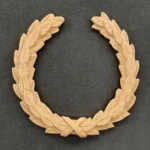 Ξυλόγλυπτο Διακοσμητικό Στεφάνι 7,5 εκ. Χ 7,8 εκ.