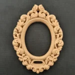 Ξυλόγλυπτο Διακοσμητικό Κορνίζα Οβαλ 12,6εκ.Χ17εκ.