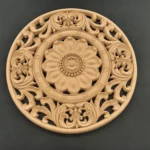 Ξυλόγλυπτο Διακοσμητικό Ροζέτα Διάμετρος 29 εκ.