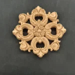 Ξυλόγλυπτο Διακοσμητικό Ροζέτα 11,5 εκ.Χ11,5 εκ.
