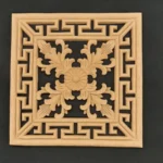 Ξυλόγλυπτο Διακοσμητικό Πλακάκι 29εκ. Χ 29 εκ.