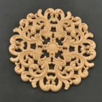 Ξυλόγλυπτο Διακοσμητικό Ροζέτα 19,5εκ. Χ 19,5 εκ.