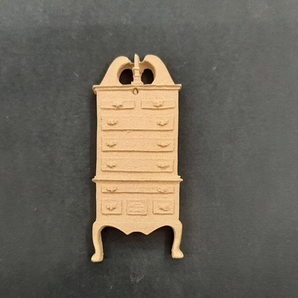 Ξυλόγλυπτο Διακοσμητικό Κομοδίνο 8εκ.Χ3εκ.