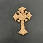 Ξυλόγλυπτο Διακοσμητικό Σταυρός 7εκ.Χ5εκ.