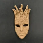 Ξυλόγλυπτο Διακοσμητικό Μάσκα 10εκ.Χ4,5εκ.