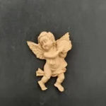 Ξυλόγλυπτο Διακοσμητικό Αγγελάκι 6εκ.Χ5εκ.