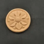 Ξυλόγλυπτο Διακοσμητικό Ροζέτα Διάμετρος 6,5εκ.