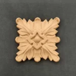 Ξυλόγλυπτο Διακοσμητικό Πλακάκι 6,3εκ.Χ6,3εκ.