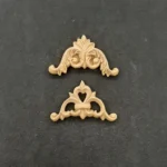 Ξυλόγλυπτο Διακοσμητικό  Γωνία Σετ 2 Τεμαχίων 4εκ.Χ2,3εκ.