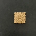 Ξυλόγλυπτο Διακοσμητικό   Πλακάκι 3,5εκΧ3,5εκ.