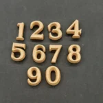 Ξυλόγλυπτο Διακοσμητικό Αριθμοί