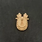 Ξυλόγλυπτο Διακοσμητικό Κλειδαρότρυπα  4,5εκ.Χ3.5εκ.