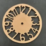 Ξυλόγλυπτο Διακοσμητικό Ρολόϊ Διάμετρος 14,5 εκ.