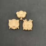 Ξυλόγλυπτο Διακοσμητικό Σετ  3 τεμ. 3εκ.Χ2,5εκ.