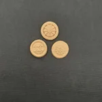 Ξυλόγλυπτο Διακοσμητικό Σετ  3 τεμ. Ροζέτες 2,5εκ.