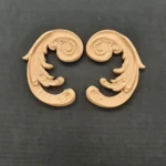 Ξυλόγλυπτο Διακοσμητικό Σετ 2 τεμ. 9εκ.Χ7εκ.