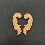 Ξυλόγλυπτο Διακοσμητικό Σετ 2 τεμ. 7εκ.Χ3εκ.