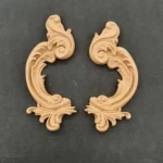 Ξυλόγλυπτο Διακοσμητικό Σετ 2 τεμ. 11εκ.Χ5εκ.