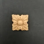 Ξυλόγλυπτο Διακοσμητικό Πλακάκι 5,3εκ.Χ5,3εκ