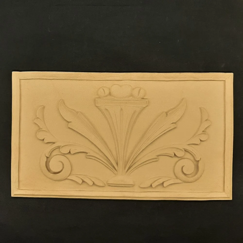 Ξυλόγλυπτο Διακοσμητικό Λουλούδια 36,5εκ.Χ21εκ.