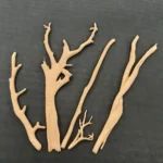 Ξυλόγλυπτο Διακοσμητικό Κλαδιά Σετ 5 τεμ.