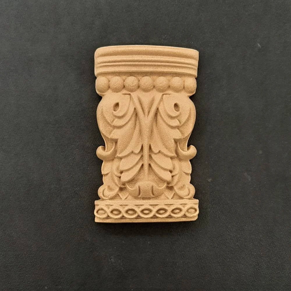 Ξυλόγλυπτο Διακοσμητικό Κολώνας 11εκ.Χ6,5εκ.