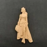 Ξυλόγλυπτο Διακοσμητικό Γρανάζια-Lady Baggamont 13εκ.Χ7εκ